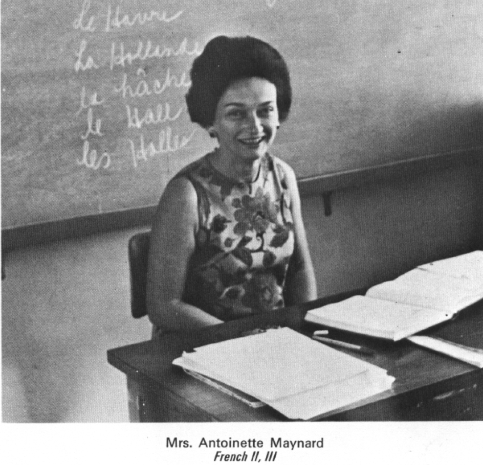 Antoinette Lebris Maynard ~ F Faculty Gone But Never Forgotten